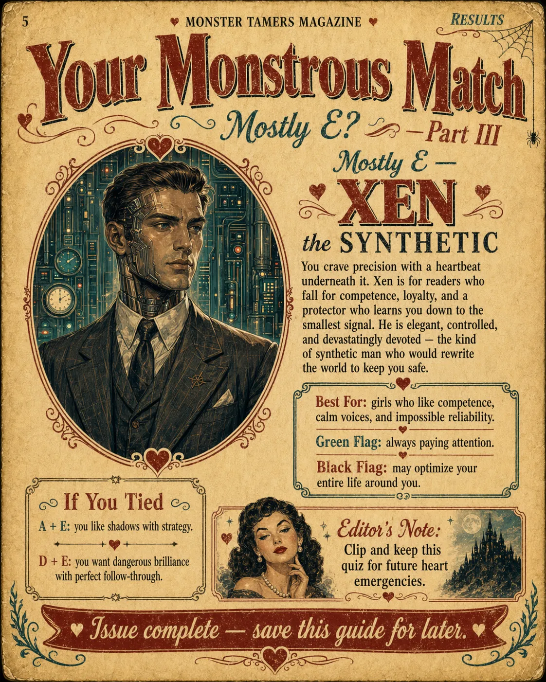 Your Monstrous Match — Xen the Synthetic